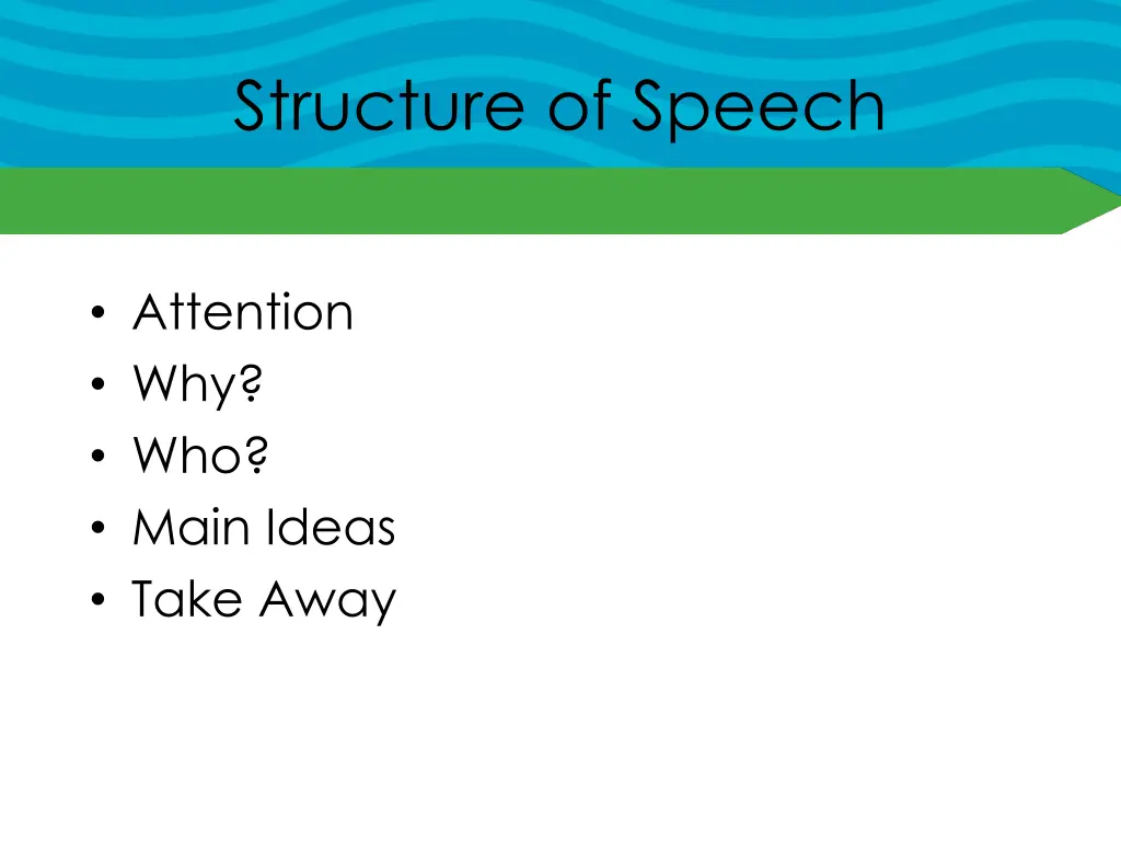 structure of speech