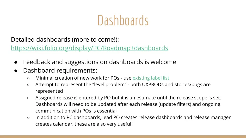 dashboards