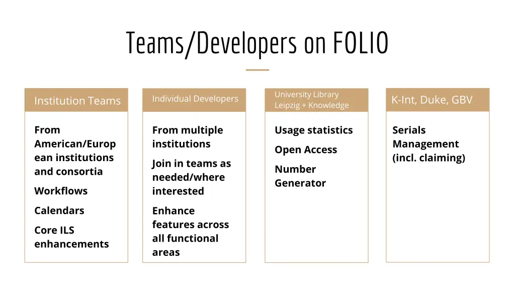 teams developers on folio 1