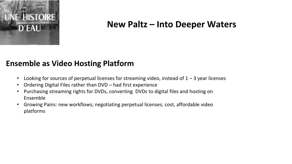 new paltz into deeper waters