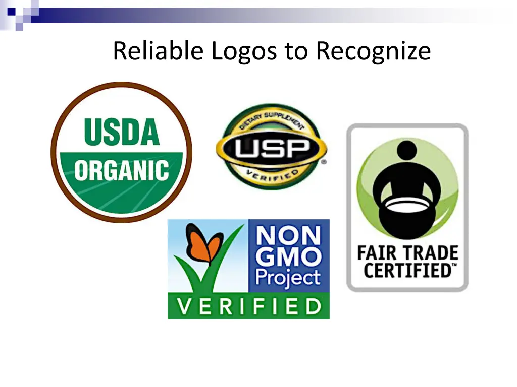 reliable logos to recognize