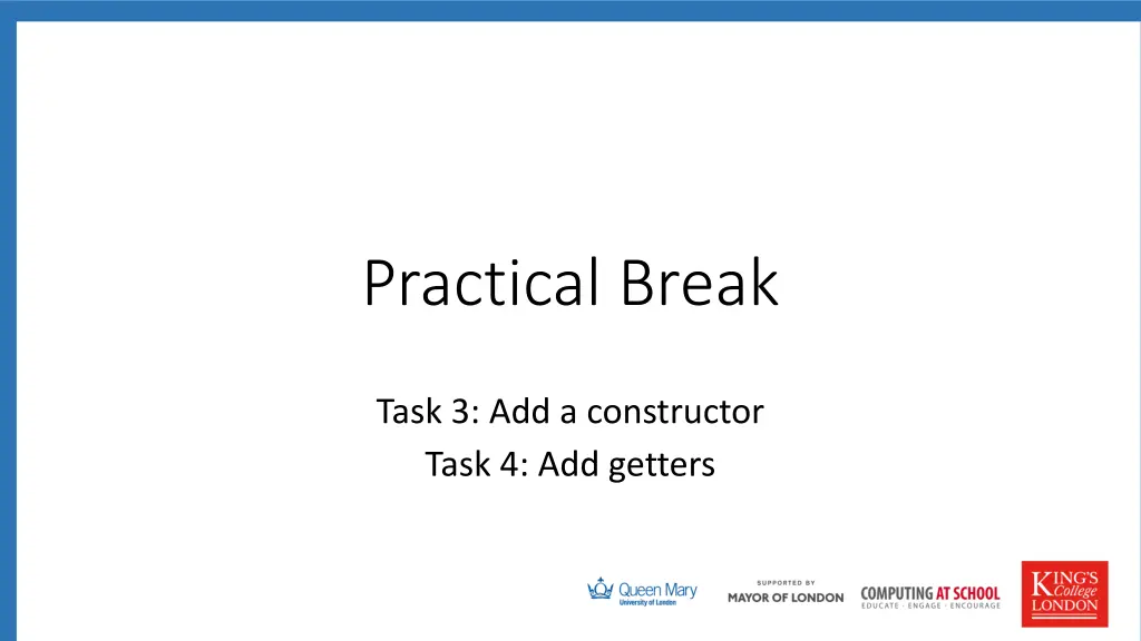 practical break 1