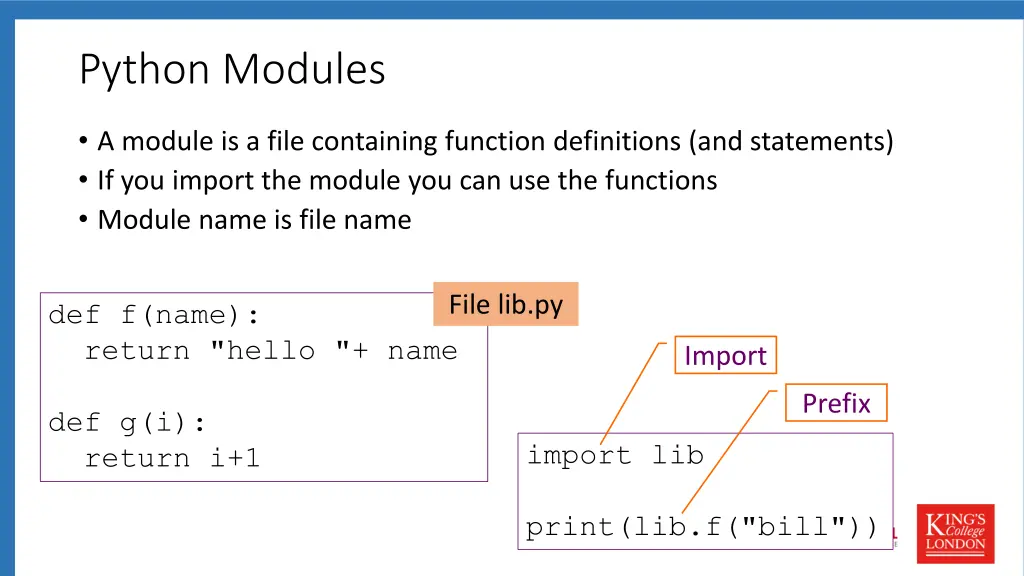 python modules