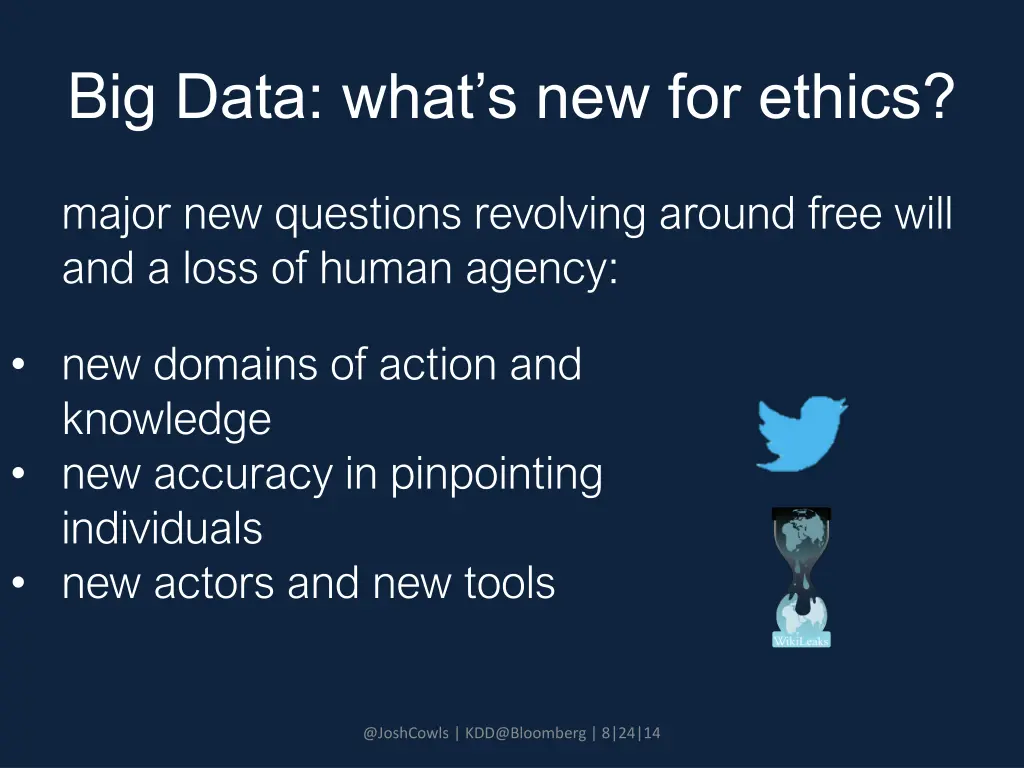 b ig data what s new for ethics