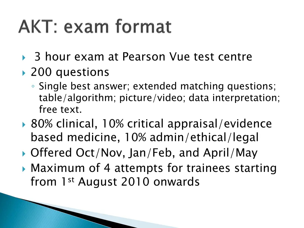 3 hour exam at pearson vue test centre