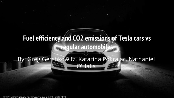 fuel efficiency and co2 emissions of tesla cars