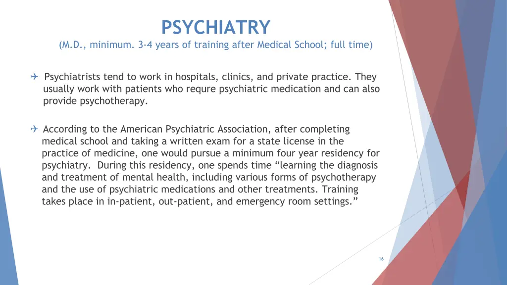 psychiatry