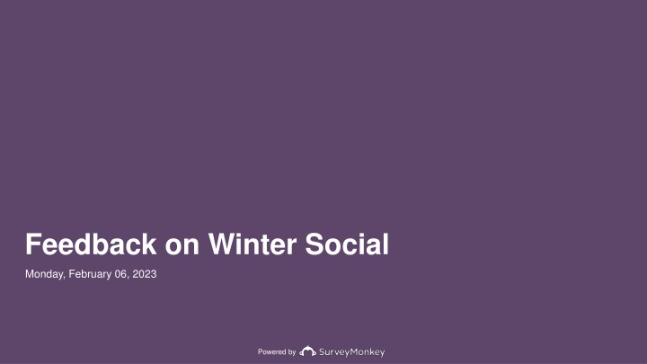 feedback on winter social