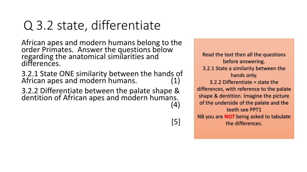 q 3 2 state differentiate