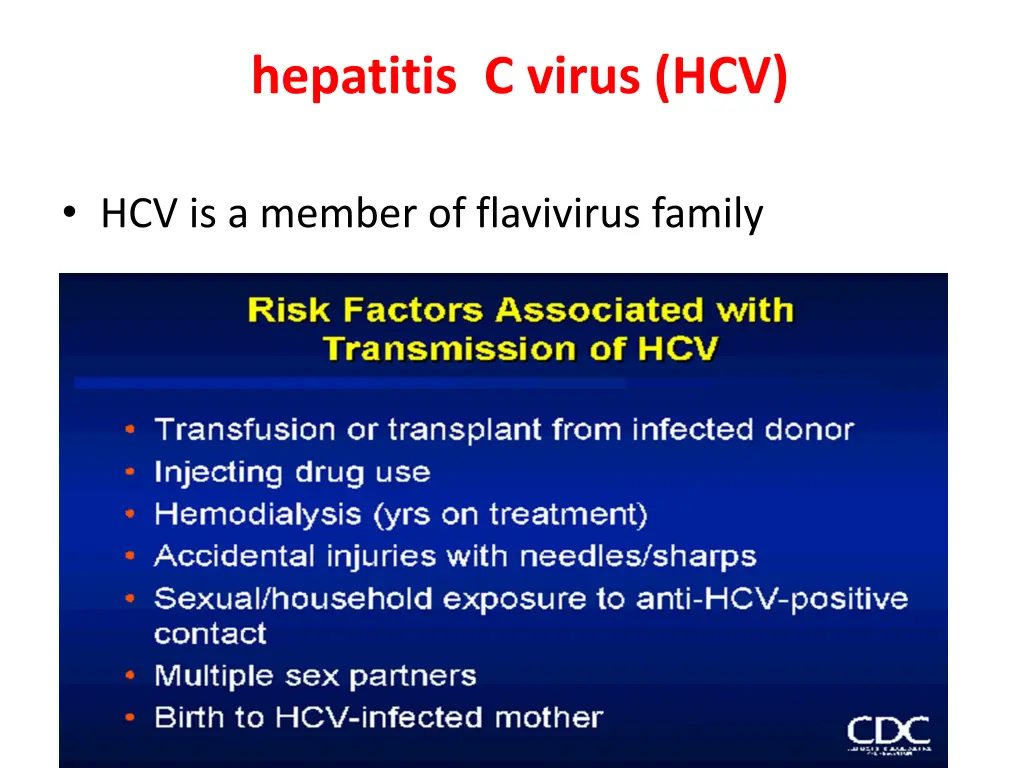 hepatitis c virus hcv