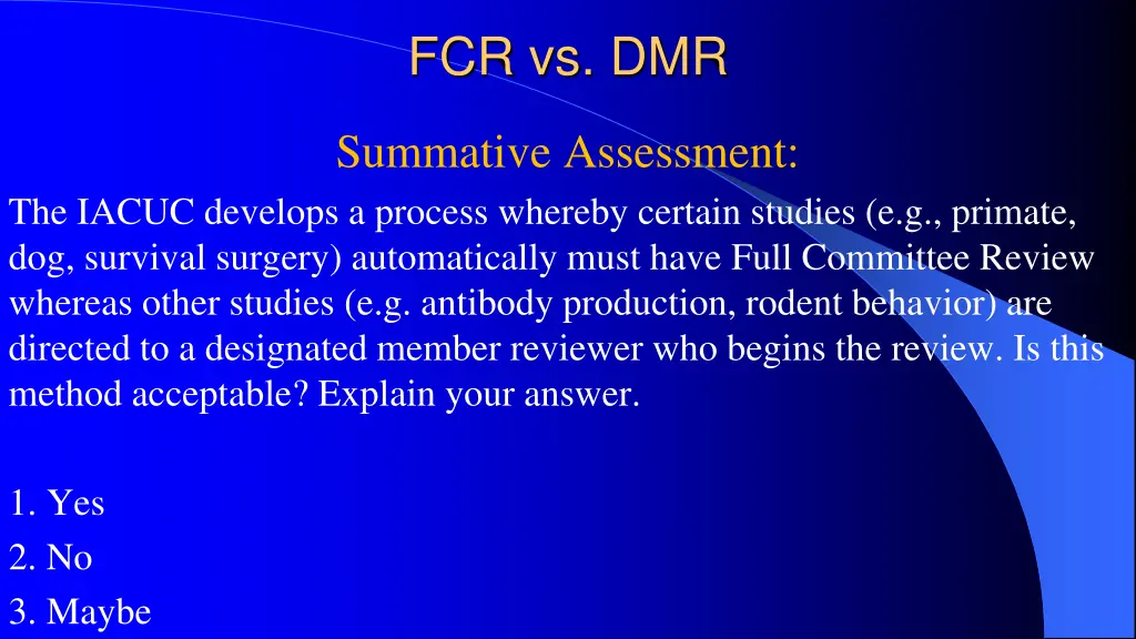 fcr vs dmr 1