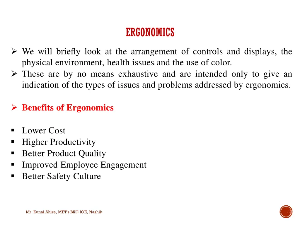 ergonomics 1