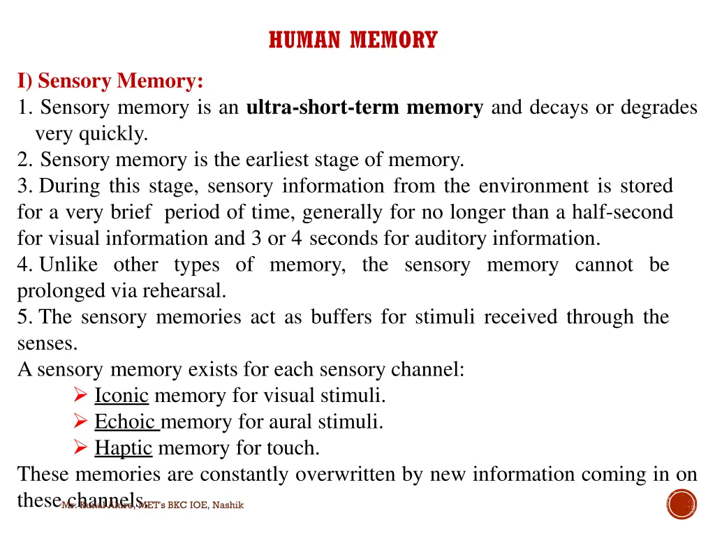 human memory 1