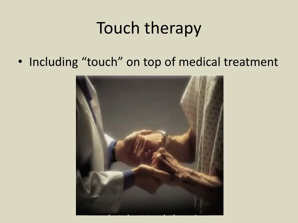 touch therapy