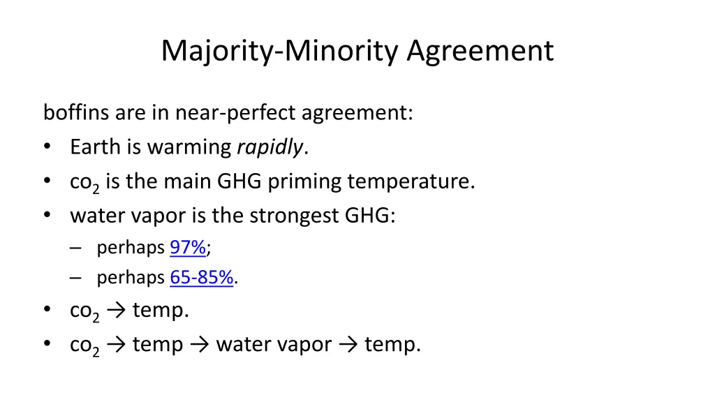 majority minority agreement