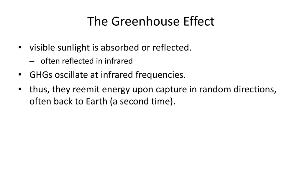 the greenhouse effect