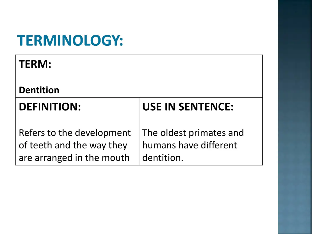 terminology 8