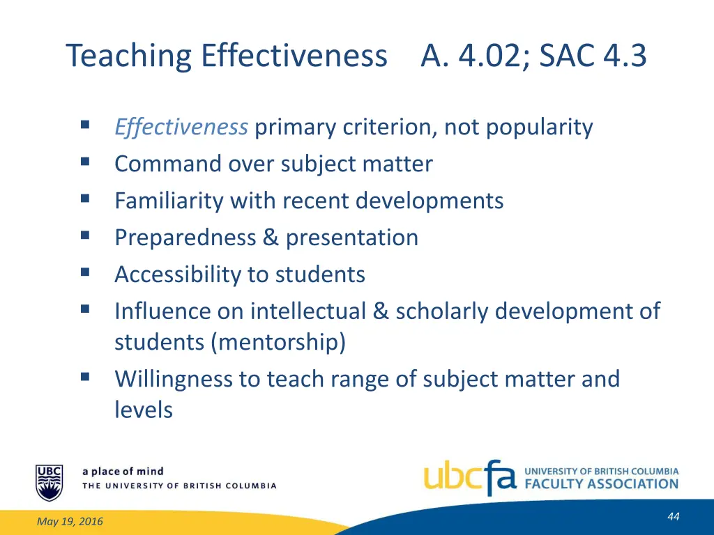 teaching effectiveness a 4 02 sac 4 3