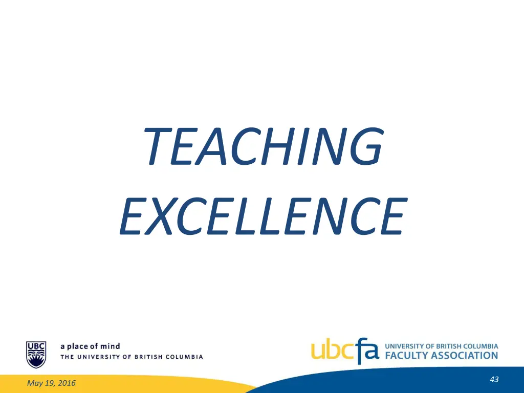 teaching excellence