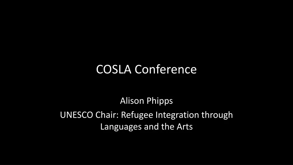 cosla conference