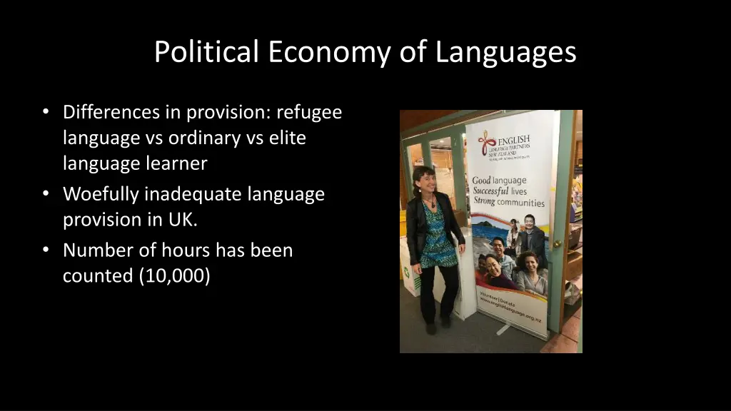 political economy of languages