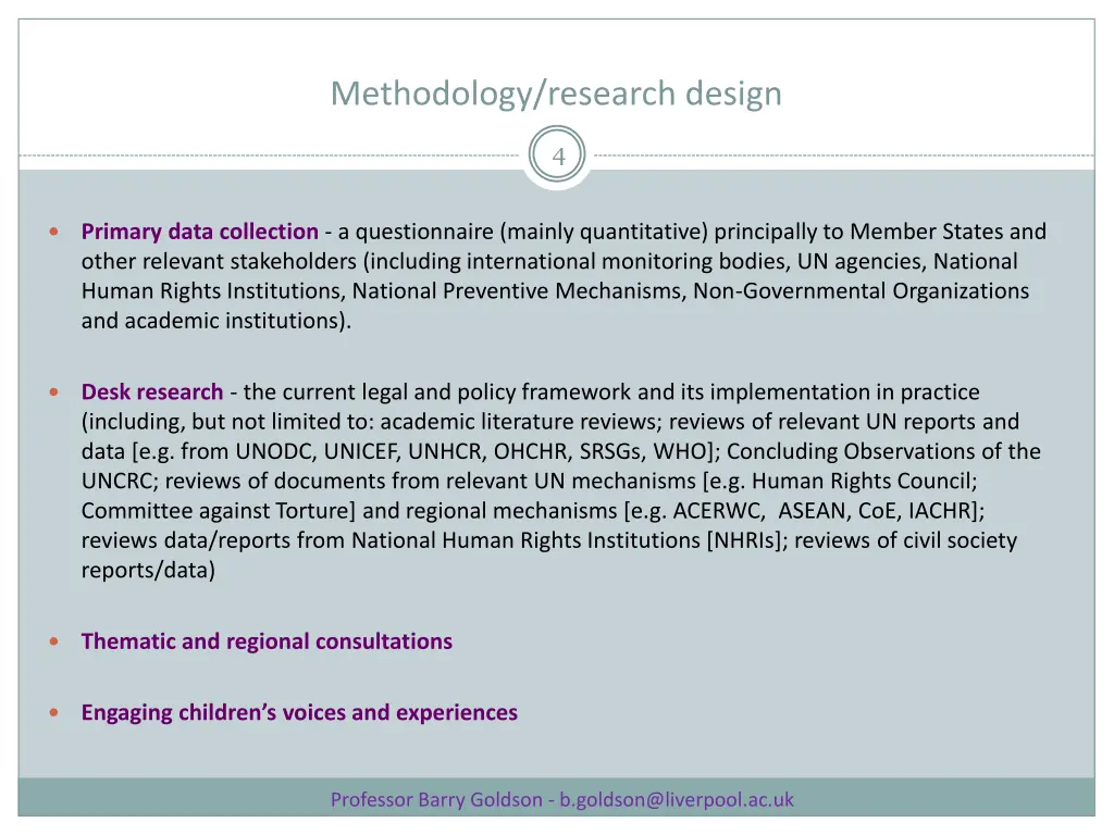 methodology research design