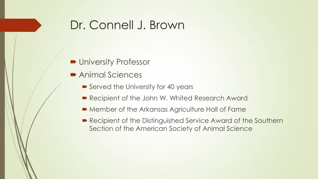 dr connell j brown