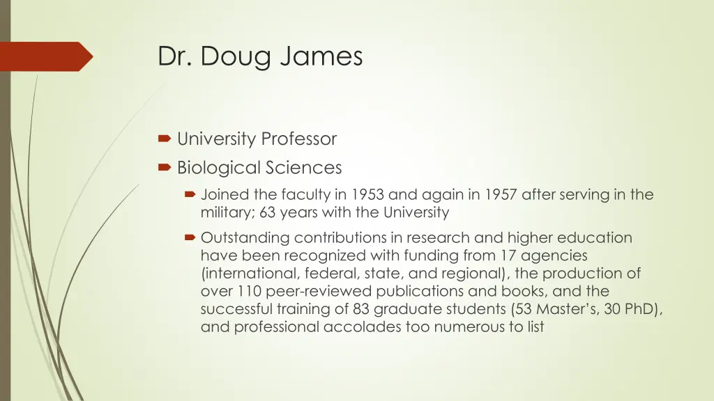 dr doug james