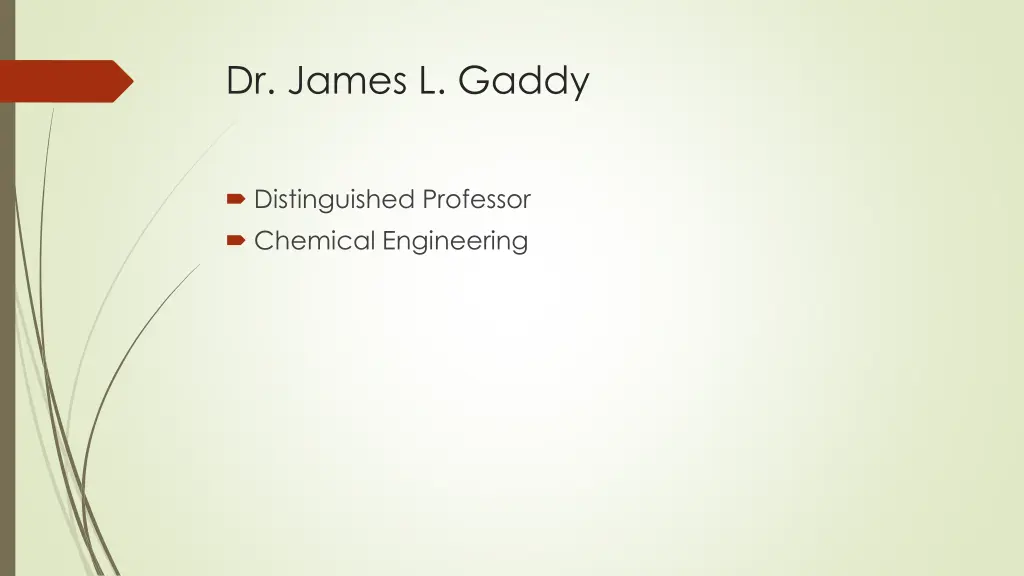 dr james l gaddy