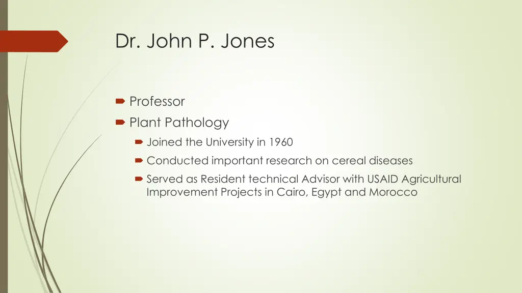 dr john p jones