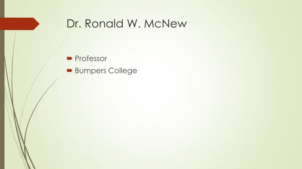 dr ronald w mcnew