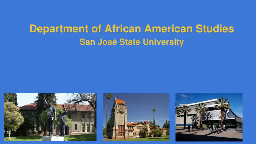 department of african american studies 2