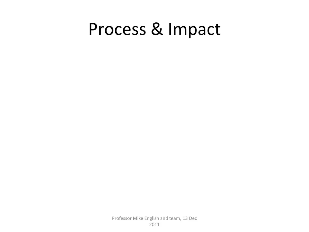 process impact