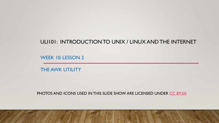 uli101 introduction to unix linux and the internet