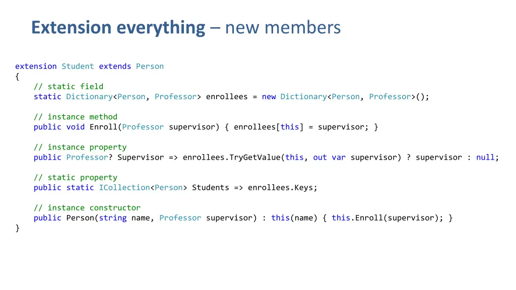 extension everything new members