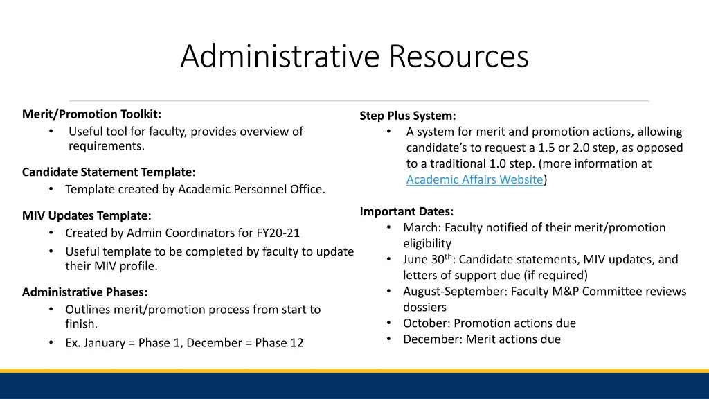 administrative resources