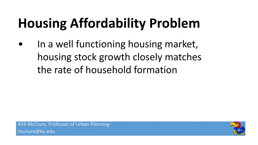 housing affordability problem 1