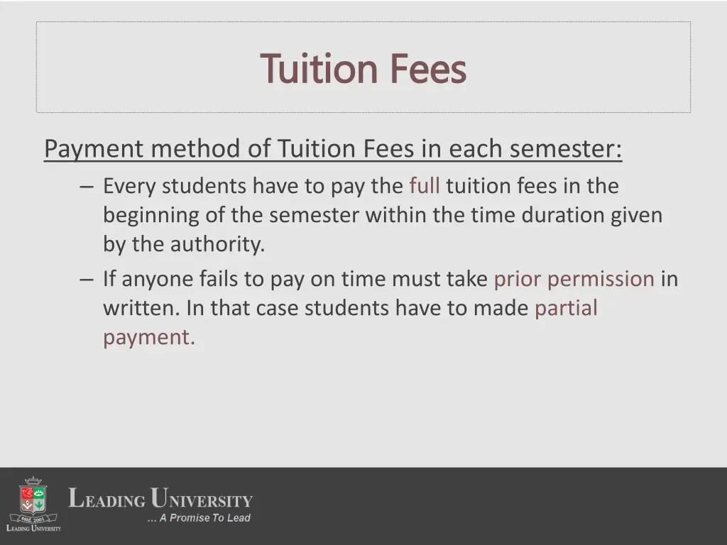 tuition fees tuition fees