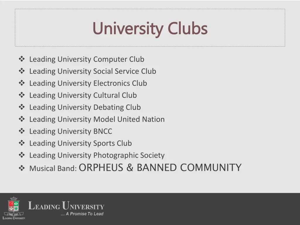 university clubs university clubs