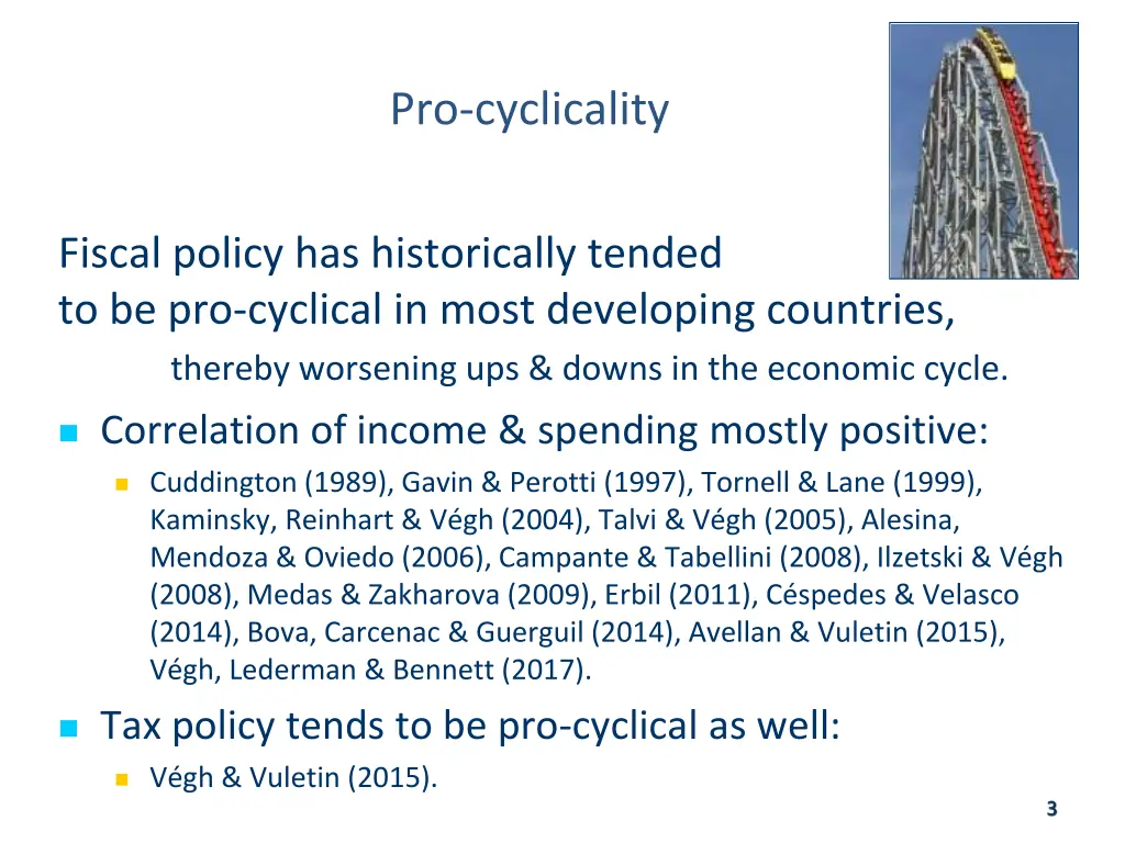 pro cyclicality