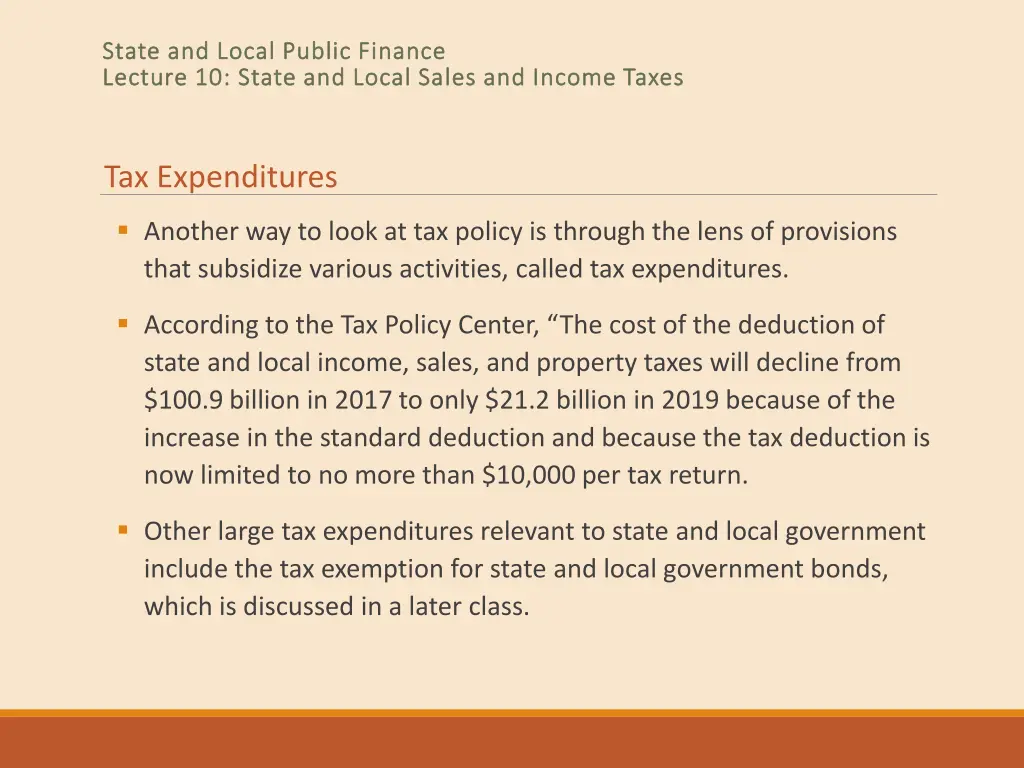 state and local public finance state and local 22