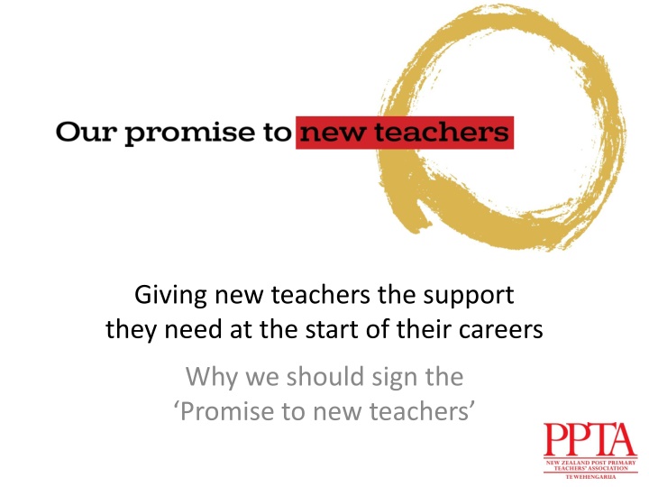 giving new teachers the support they need