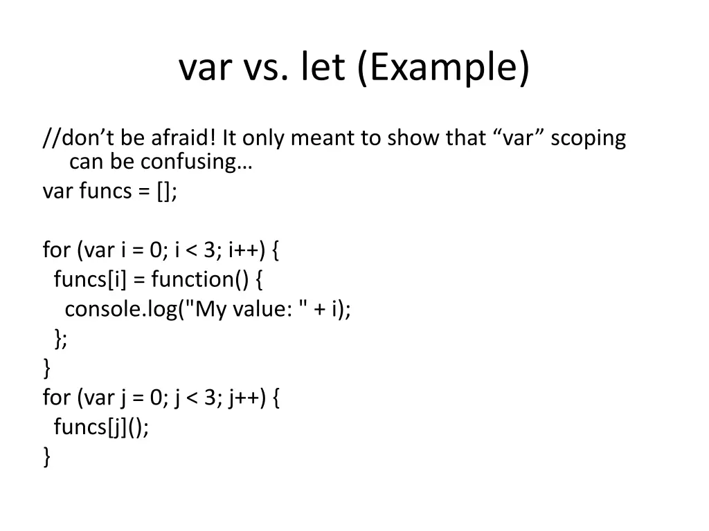 var vs let example