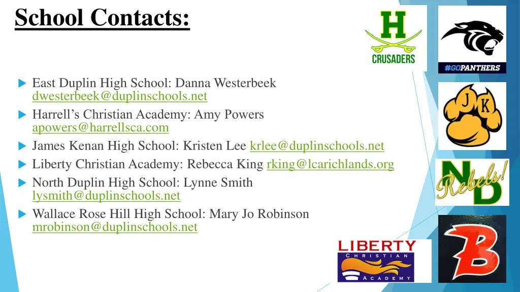 school contacts