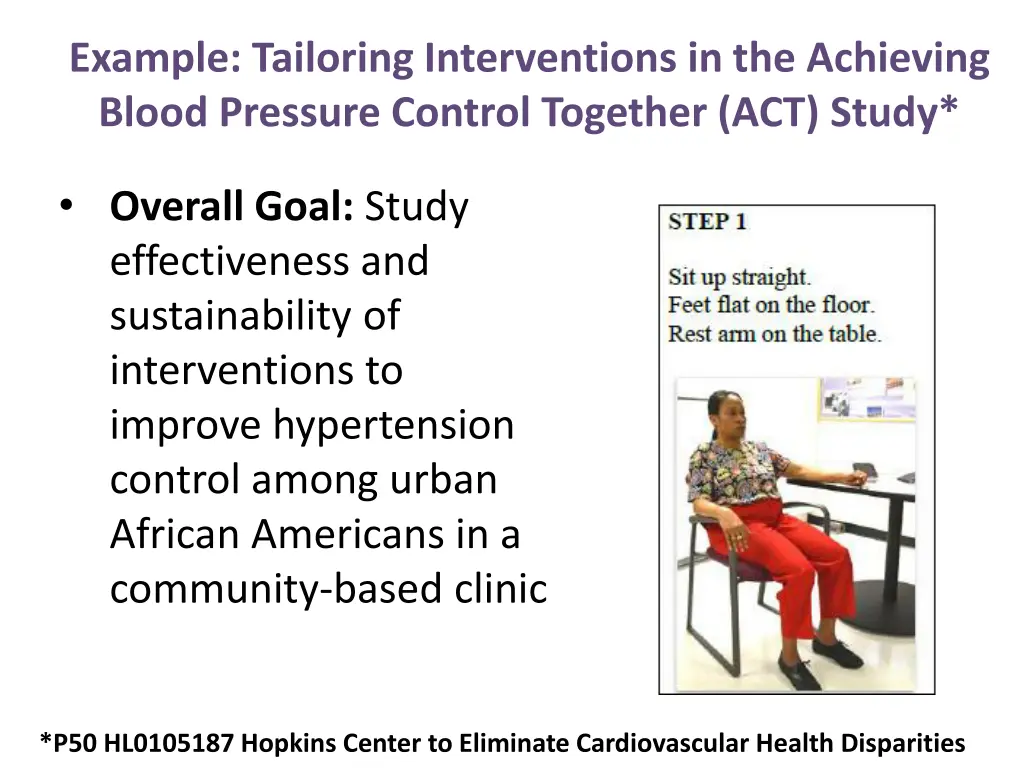 example tailoring interventions in the achieving