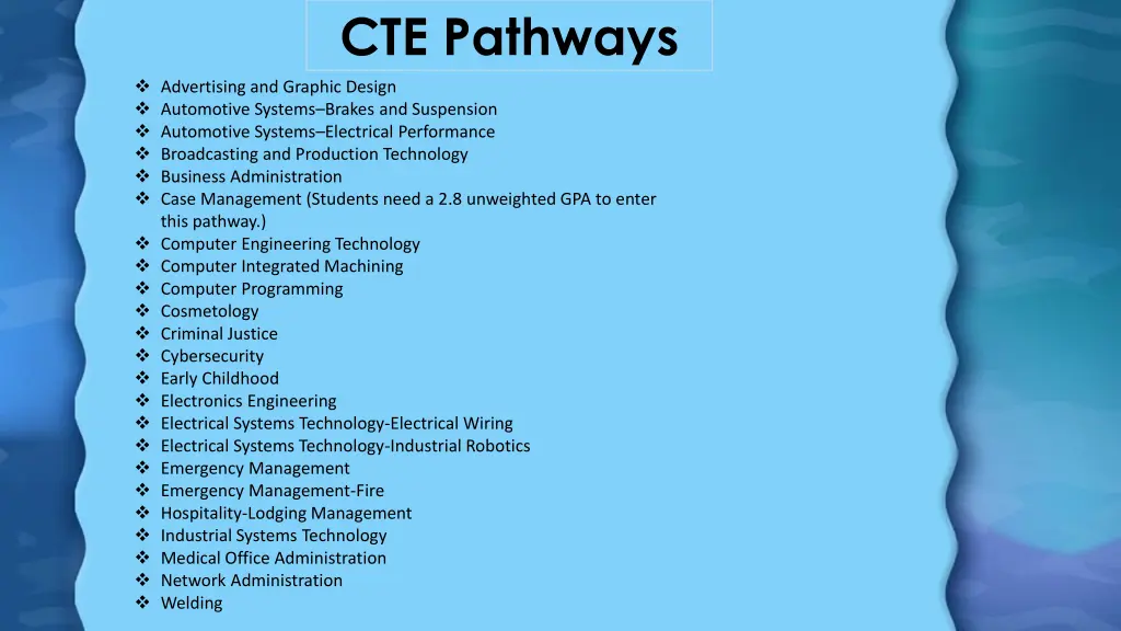 cte pathways