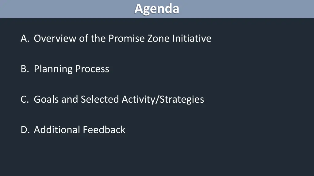 agenda