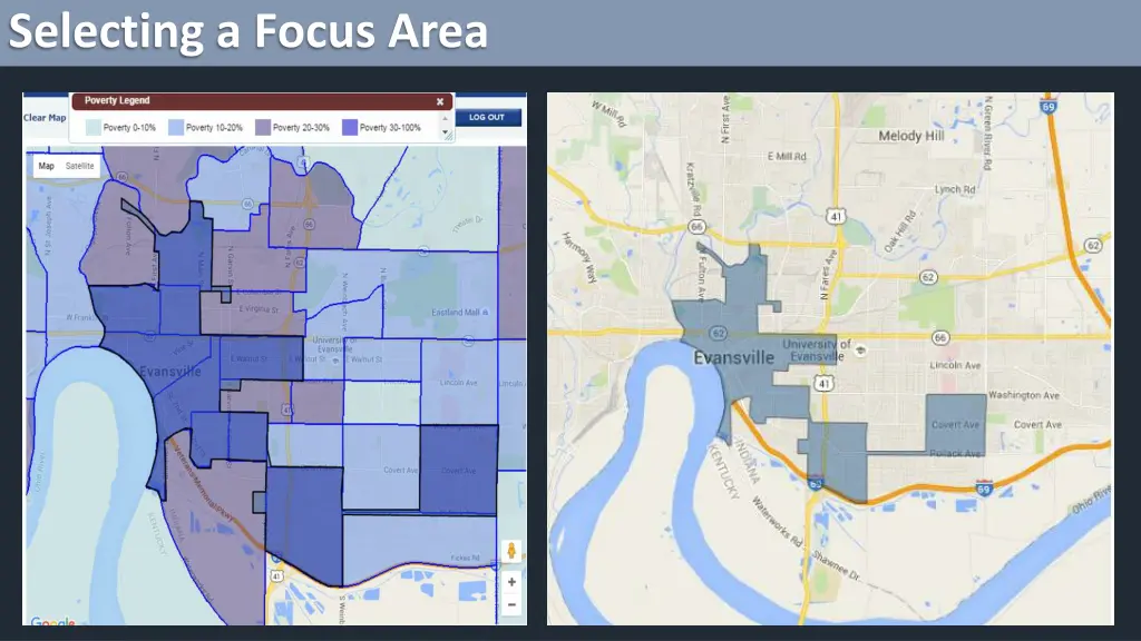 selecting a focus area 1