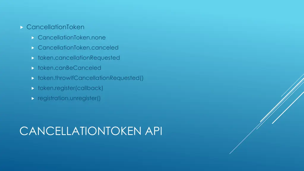 cancellationtoken