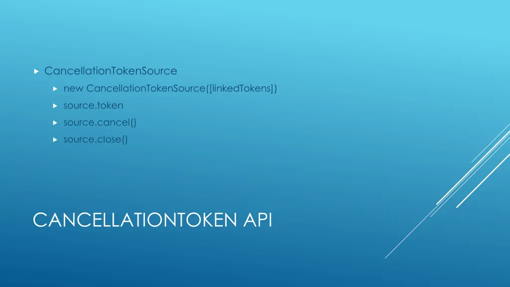 cancellationtokensource